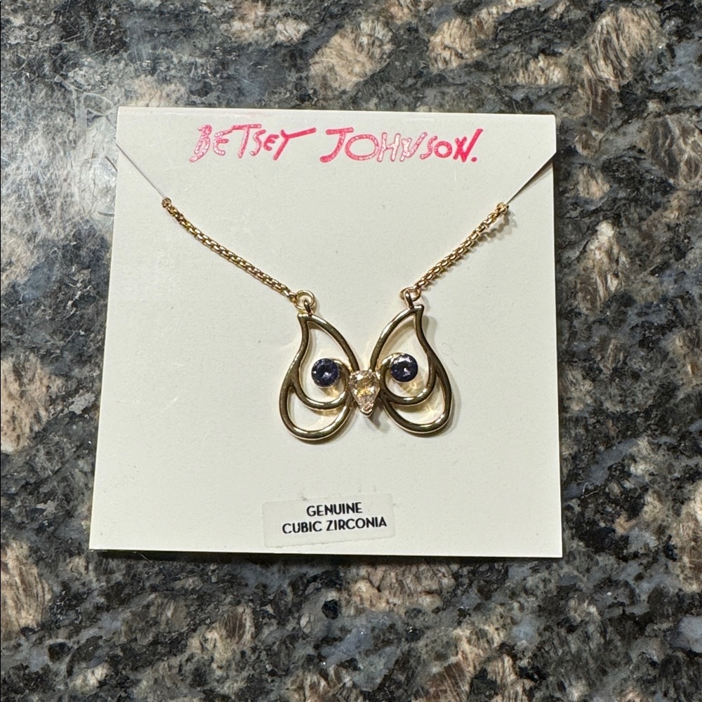 Betsey Johnson Butterfly 🦋 Necklace